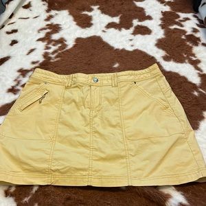 Title Nine yellow skort.